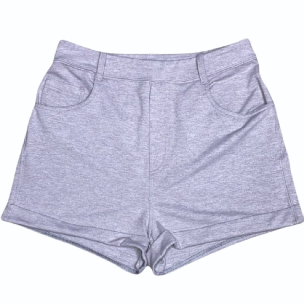 Lululemon Athletica Gray High Waist Shorts